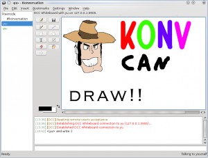 Konversation DCC Whiteboard