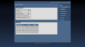 ZNC 0.090 Webadmin Ice Skin