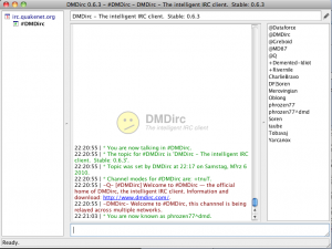 DMDirc 0.6.3 Channelview