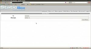 Sending memos from the web