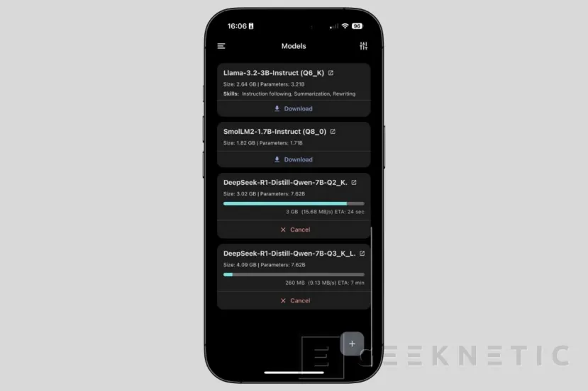 Geeknetic thus you can install an AI like Deepseek at home on your iPhone 5