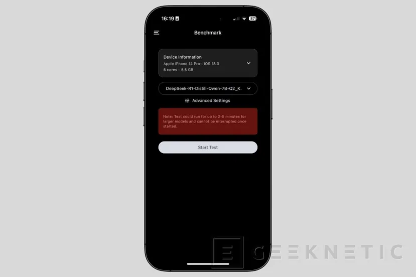 Geeknetic So you can install an AI like Deepseek at home on your iPhone 9