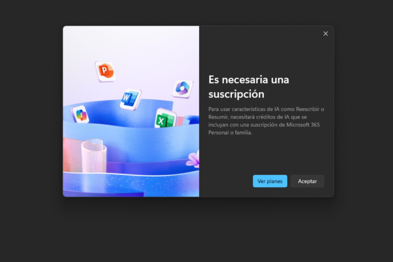 Artificial intelligence reaches Windows notes, although you will need a subscription to Microsoft 365 to use it


