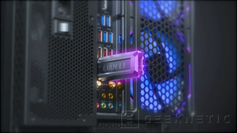 Geeknetic Wireless fans Lian Lian Li Uni Fan SL-INFINITY can modify their RGB spin and cable-free lighting speed 2