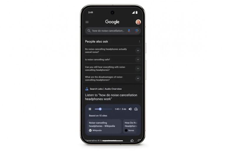 Google begins to experiment with podcasts generated by AI in searches results


