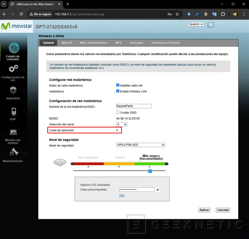 Geeknetic improves your wifi coverage by choosing the best channel 6