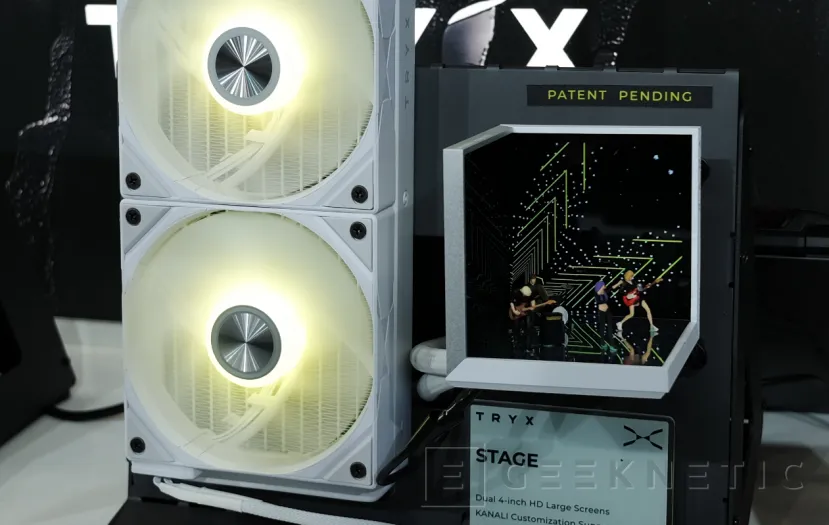 Geeknetic Tryx integrates LCD panels in different formats in its new refrigeration solutions 2