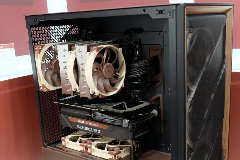 New boxes and noctua edition with the design and cooling of the brand


