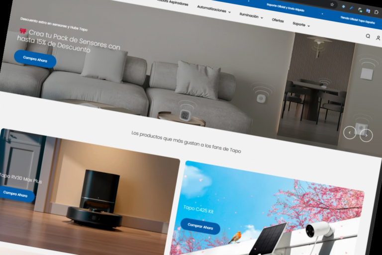 Tapo premieres online store with exclusive offers, promotions and free shipping from 20 euros


