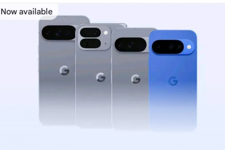 Google shows the back of the full range of the Pixel 10


