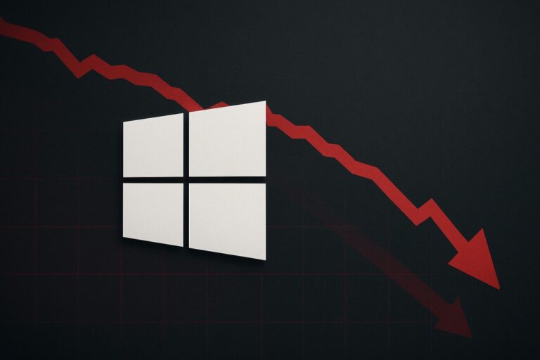 Windows could have lost about 400 million teams in 3 years


