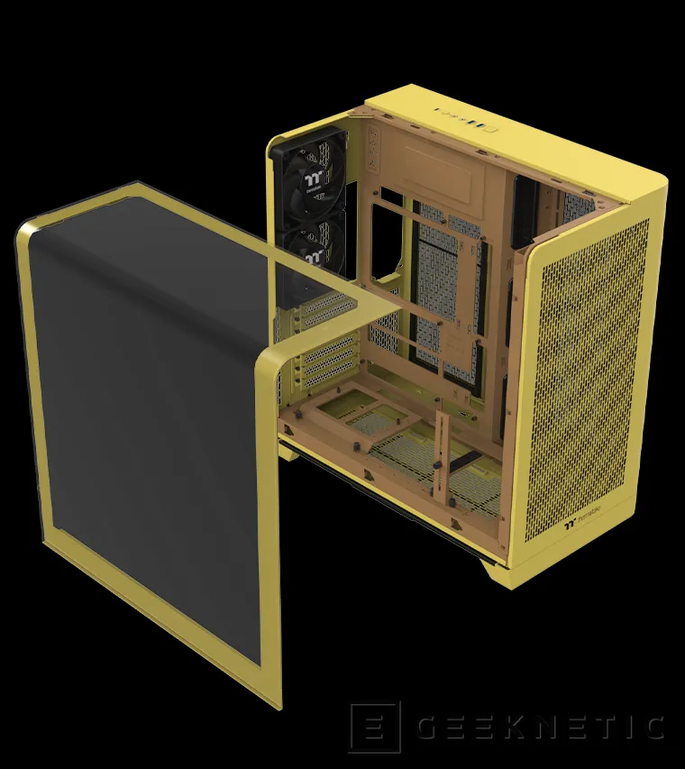 Geeknetic The new thermaltake view 390 Air offers a different panoramic format in 4 striking colors 4