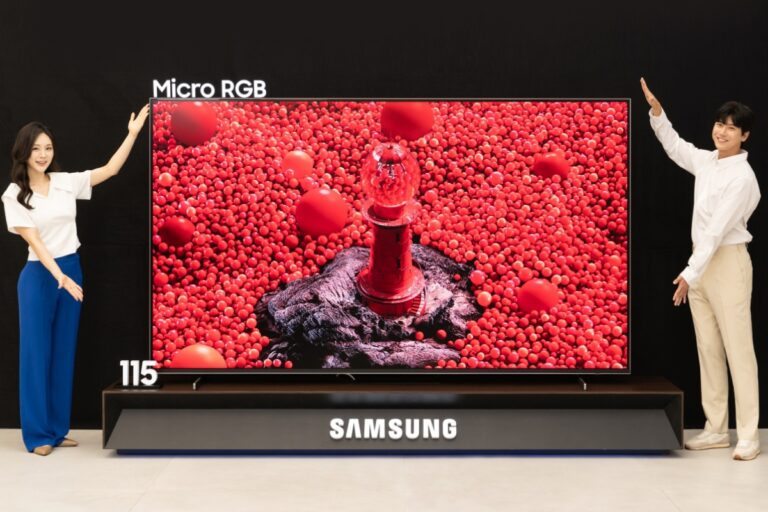Samsung has presented its micro RGB technology, built on a new 115 -inch TV


