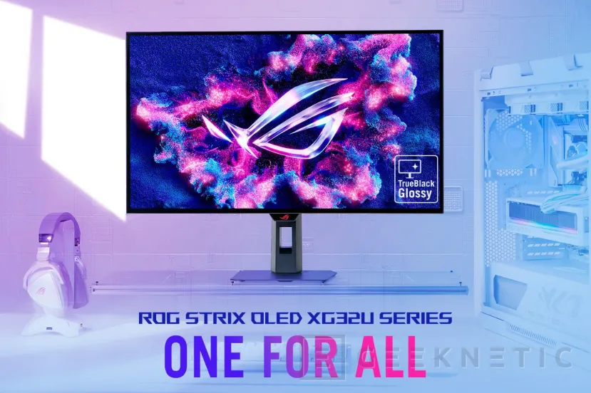 Geeknetic new ASUS ROG monitors for gaming with WOLED panel, 4K resolution and dual mode with up to 480 Hz 3