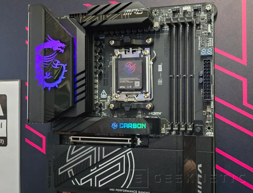 Geeknetic New range of MSI Max plates with latest generation connectivity and advanced Overclocking 5 options