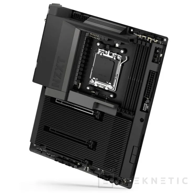 Geeknetic Nzxt N7 B850 arrives with support for PCIe 5.0, DDR5 at 8,000 MHz and a VRM of 16+2+1 phases for AM5 2