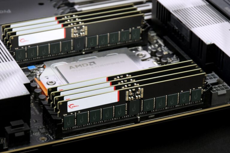 G.Skill achieves an Overclock of DDR5-8400 in 256 GB with Ryzen Threadripper Pro 9985Wx


