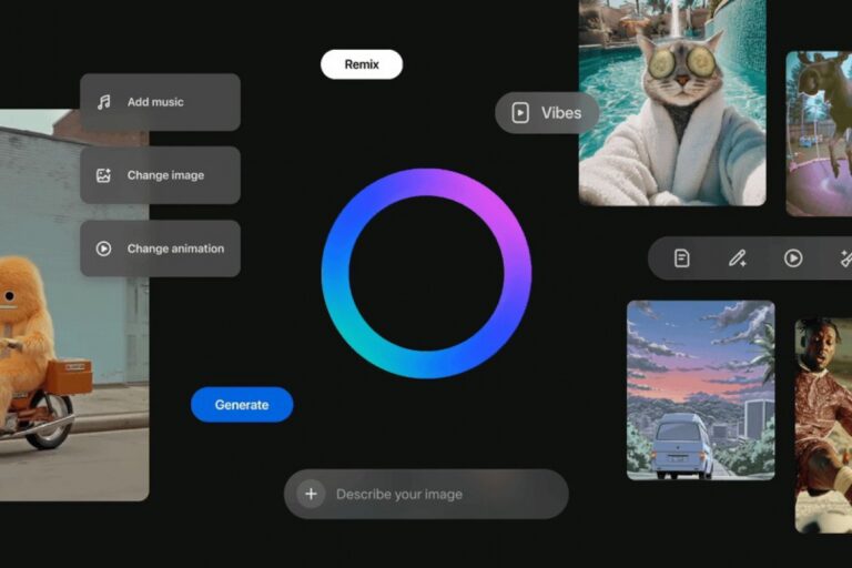 Meta launches Vibes: a new feed of videos generated with AI in its app


