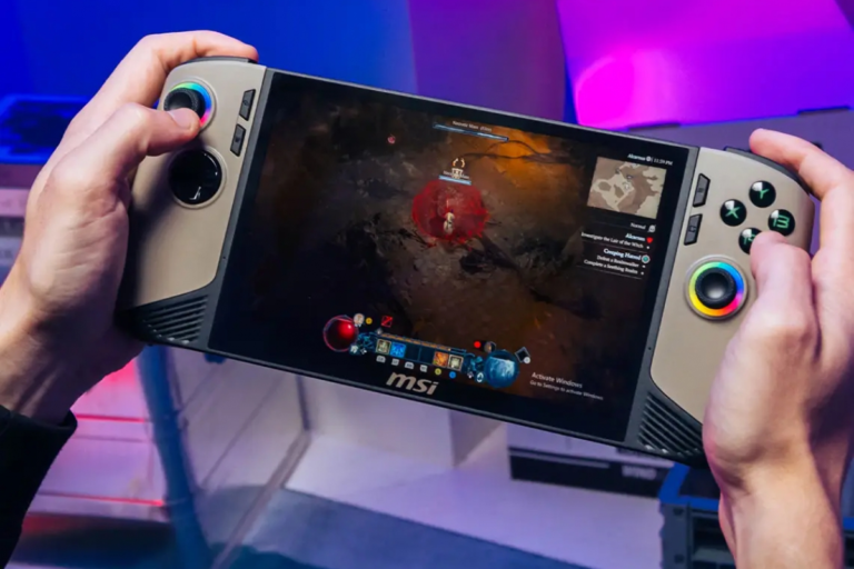 The MSI Claw 8 AI+ with the Intel Lunar Lake is updated to offer up to 30% more games in games 


