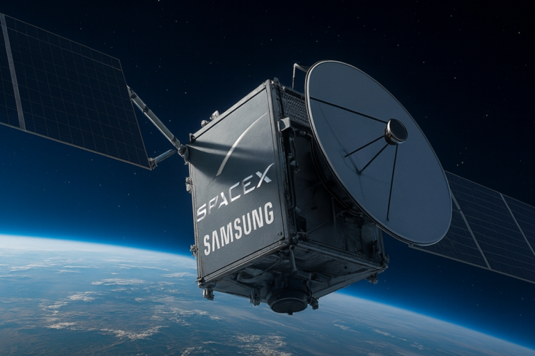 SpaceX studies using modems with Samsung NPUs on LEO satellites to improve signal prediction and reduce outages in NTN communications


