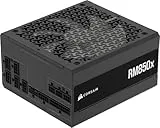 CORSAIR RM850x Fully Modular Low Noise ATX Power Supply – ATX 3.1 Compatible – PCIe 5.1 Compatible – Cybenetics Gold Efficiency – Native 12V–2x6 Connector – Black