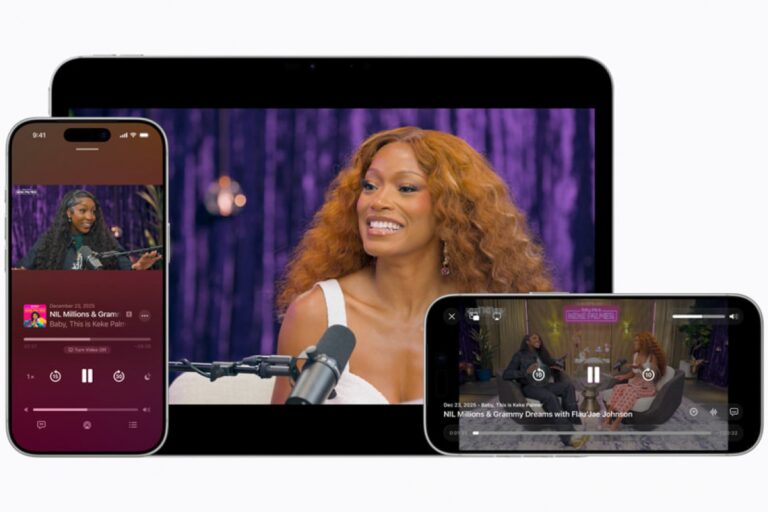 episode download, full screen and integrated ads
