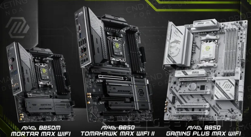 Geeknetic MSI brings its new MAX boards to CES with support for current and future AMD AM5 9 processors