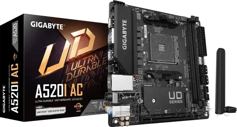 Geeknetic GIGABYTE reactivates AM4 in 2026 with four new boards: A520 and B550 in micro ATX and mini ITX, with ARGB, Q Flash Plus and up to M.2 PCIe 4.0 3
