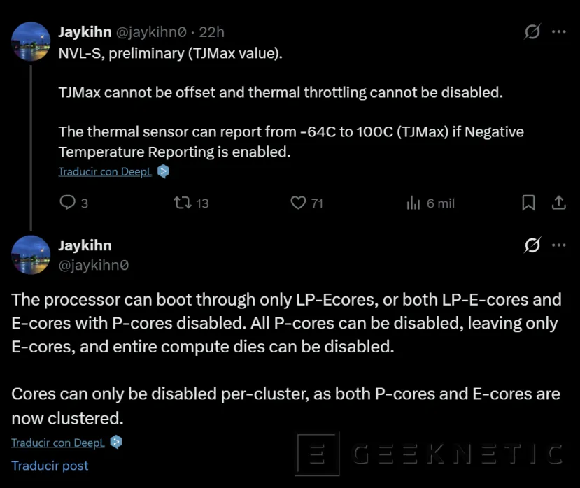 Geeknetic The most powerful Intel Nova Lake with 52 cores will have a consumption of up to 700 W 2