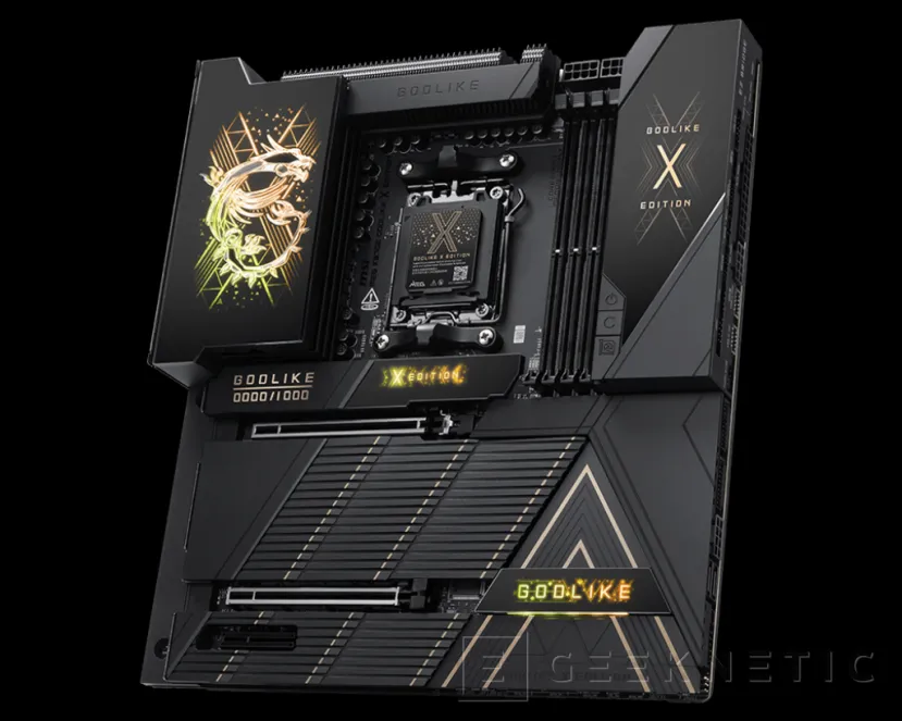 Geeknetic The exclusive and limited MSI MEG X870E GODLIKE X EDITION motherboard goes on sale for more than 1,400 euros 3