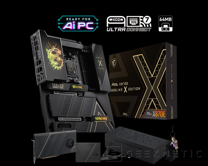 Geeknetic The exclusive and limited MSI MEG X870E GODLIKE X EDITION motherboard goes on sale for more than 1,400 euros 4