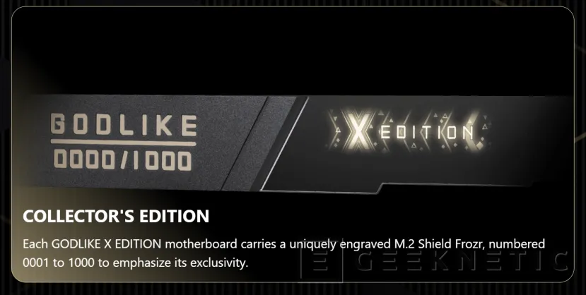 Geeknetic The exclusive and limited MSI MEG X870E GODLIKE X EDITION motherboard goes on sale for more than 1,400 euros 8
