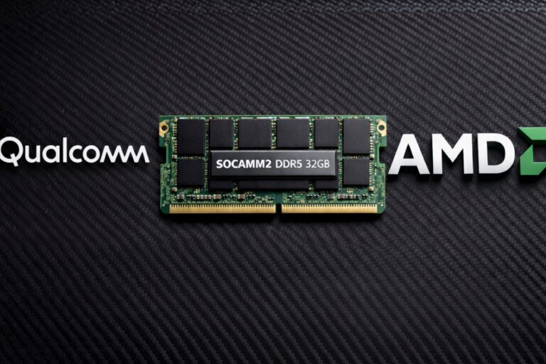 https://www.geeknetic.es/Noticia/37441/Qualcomm-y-AMD-ponen-el-ojo-en-SOCAMM2-la-memoria-modular-de-bajo-consumo-que-trabajo-redefinir-la-IA-en-servidores.html
