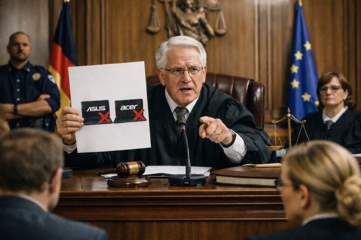 Court bans sales of ASUS and Acer laptops in Germany, says Nokia has not licensed HEVC/H.265 patents