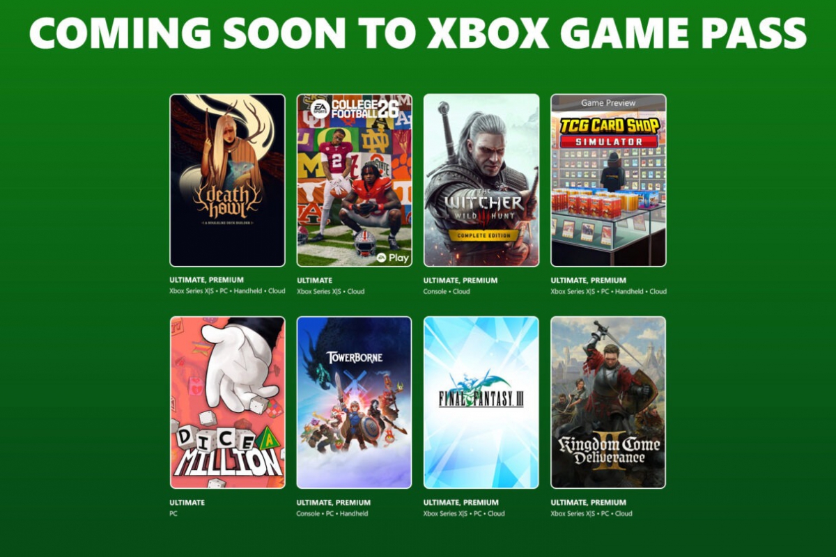 Kingdom Come Deliverance II and The Witcher 3 arrive on Xbox Game Pass in March along with a wave of new features