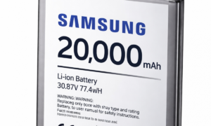 Samsung is working with batteries of up to 20,000 mAh, triple cells and capable of resisting 1,500 charge cycles
