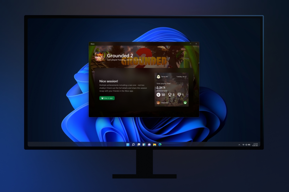 The Xbox App for PC will offer game summaries with screenshots and highlights