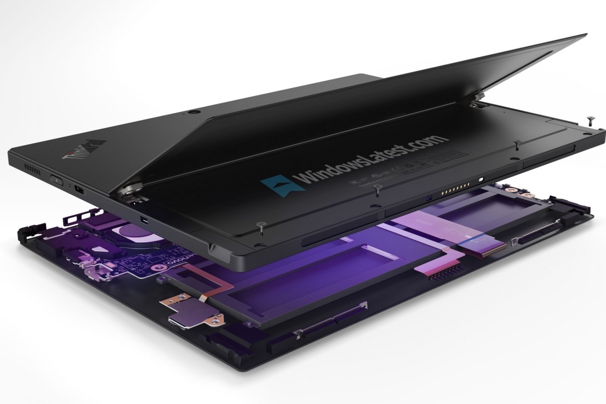 This is the ThinkPad X13 Detachable that competes with the Surface Pro