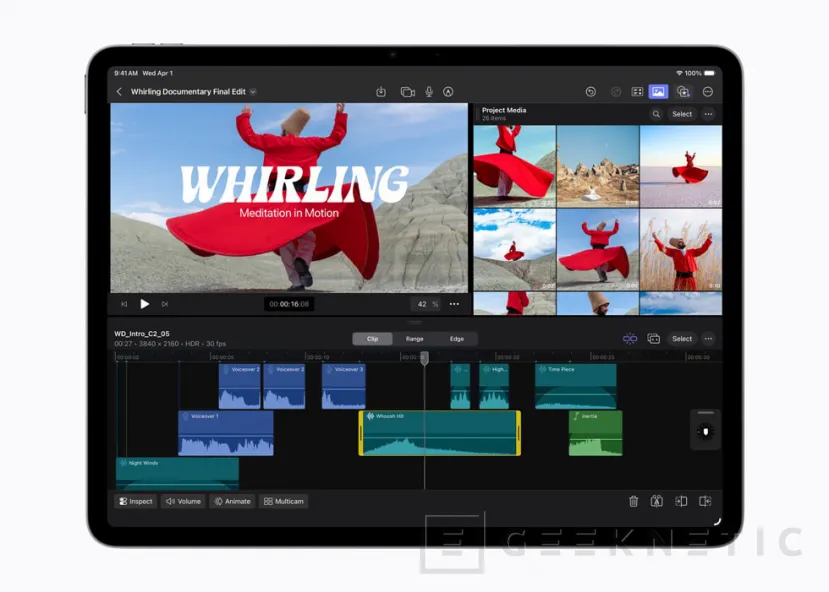 Geeknetic Apple renews the iPad Air with the M4 processor, 12 GB of memory and support for WiFi 7 2