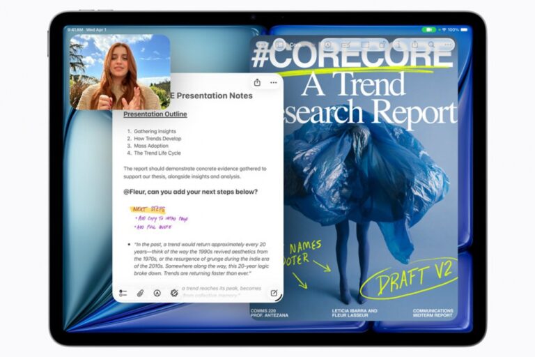 Apple renews the iPad Air with the M4 processor, 12 GB of memory and support for WiFi 7
