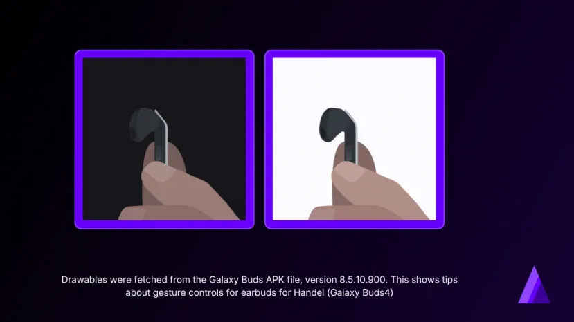 Geeknetic The Galaxy Buds 4 Pro are shown in renders and preview a change in focus focused on software 4