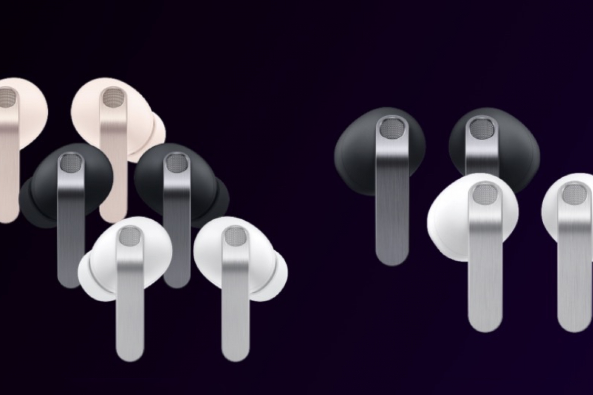 The Galaxy Buds 4 Pro are shown in renders and preview a change in focus focused on software