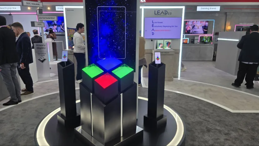 Geeknetic Samsung Display presents Flex Magic Pixel at MWC 2026: the technology that protects your privacy from within the screen 2