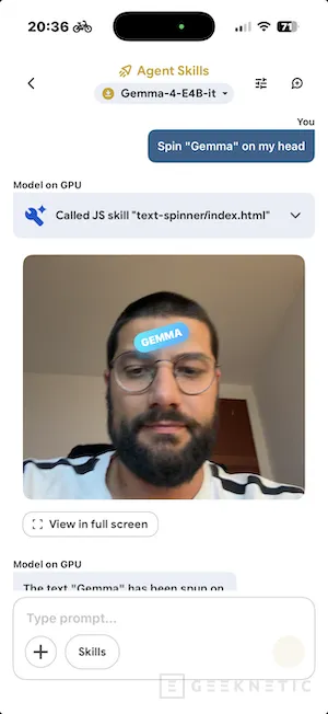 Geeknetic Google AI Edge Gallery: how to run Gemma 4 models on iOS and Android 6 phones