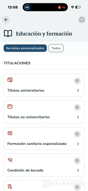 Geeknetic App My Citizen Folder: all the official procedures and procedures you can do 5