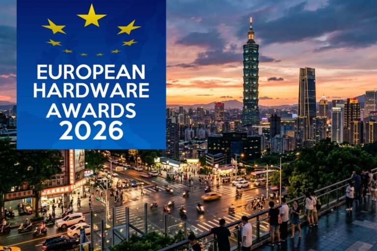 The European Hardware Awards 2026 gala will be held on June 1 in Taipei
