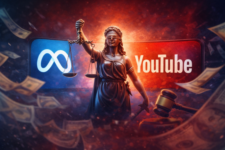A court finds Meta and YouTube guilty of creating addictive social networks
