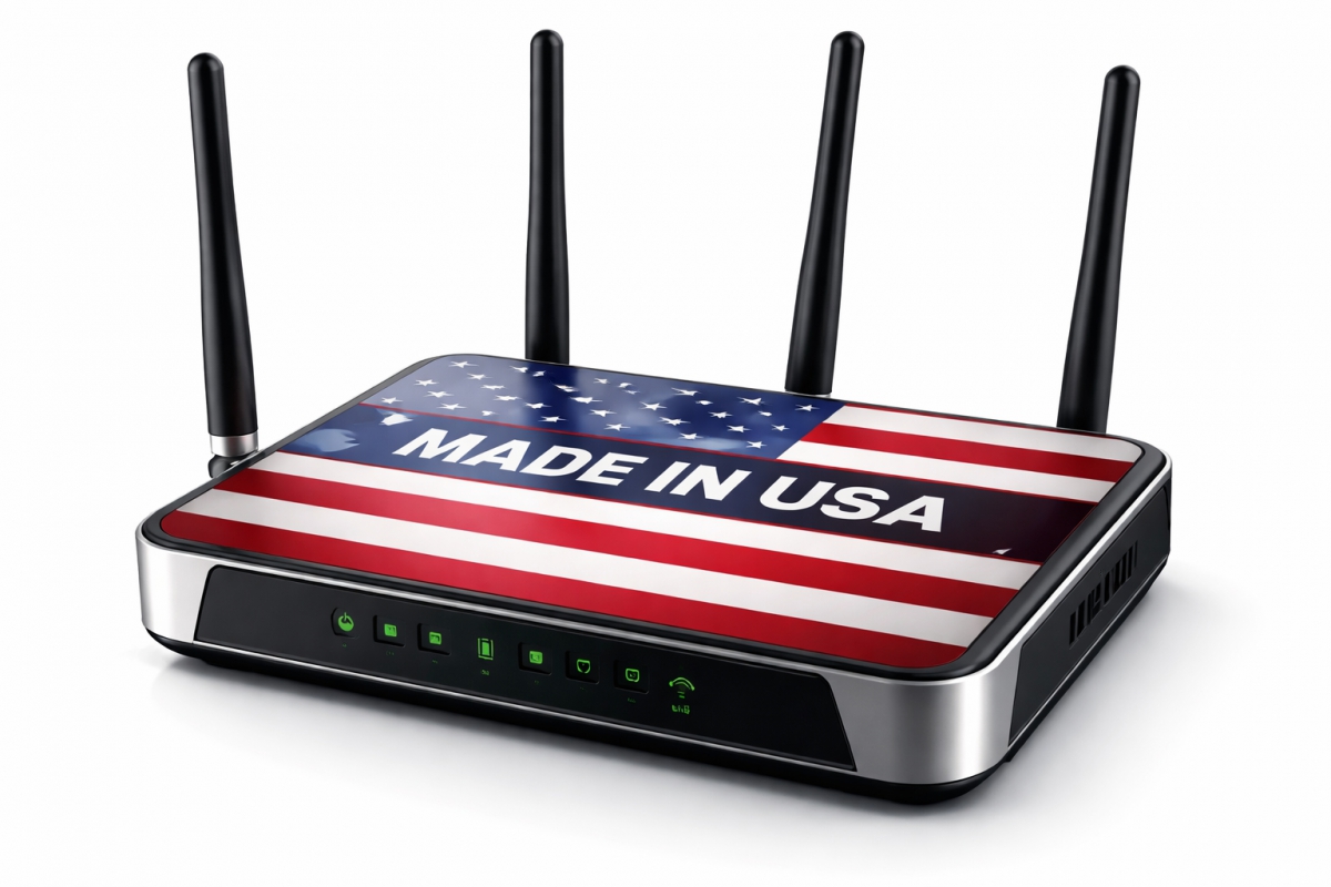 The United States vetoes home routers manufactured outside the country