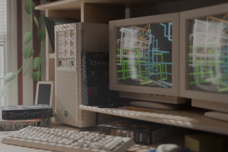 new vintage PCs with an RTX 5090 inside
