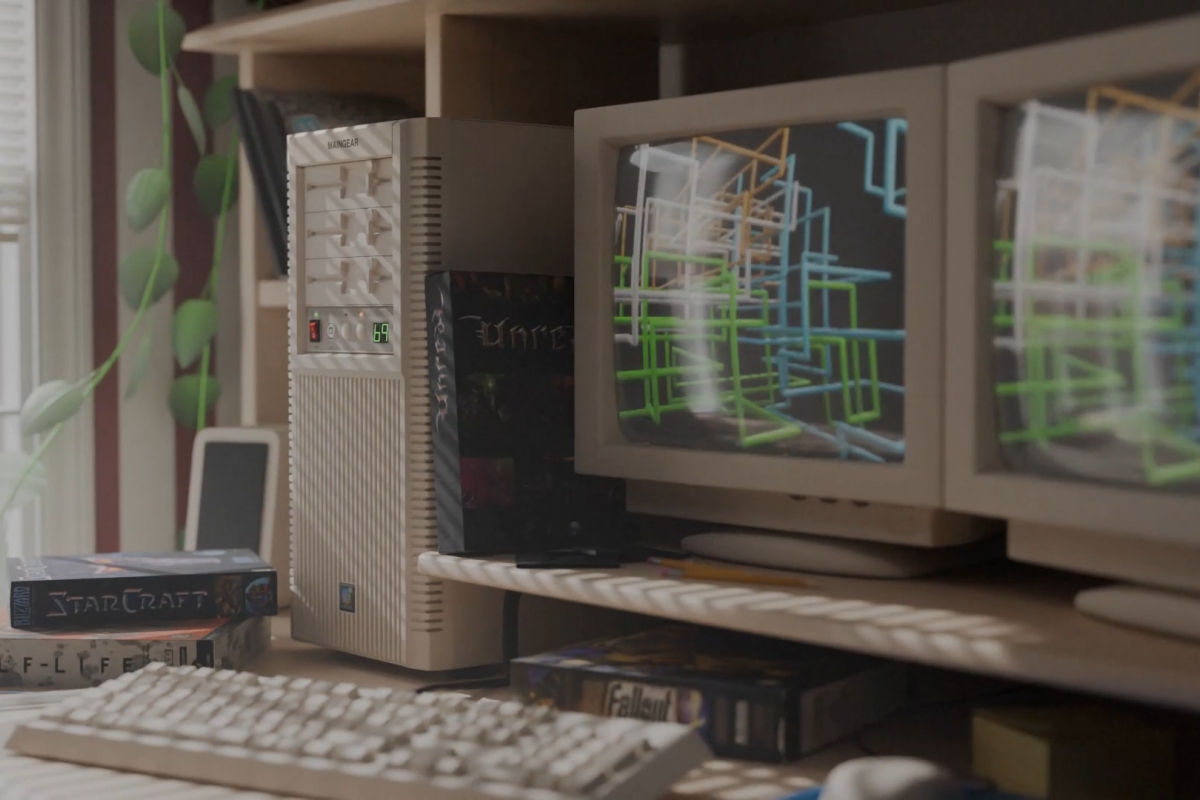 new vintage PCs with an RTX 5090 inside